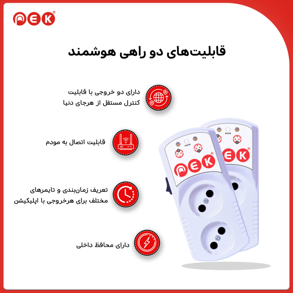 پریز محافظ هوشمند دوراهی - تصویر 6